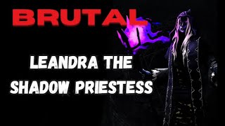 V Rising  Leandra The Shadow Priestess  Brutal Difficulty Solo Kill [upl. by Aikat759]