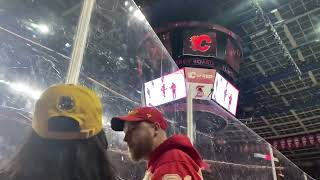 Calgary flames goal horn live 2nd goal nhl hockey calgaryflames [upl. by Burrell990]