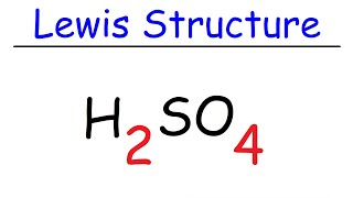 H2SO4 Lewis Structure  Sulfuric Acid [upl. by Ymmas]