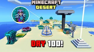 I survived 100 days in desert only World 😥Hindi [upl. by Winther812]