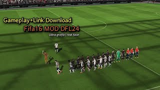 Gameplay  Link Apk Fifa16 Mod DFL24 Android  fifa16modeasportsfc24 fc24Gamepaly [upl. by Brier]