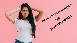 What is the Difference Between Research Question and Hypothesis with examples [upl. by Ahseila]