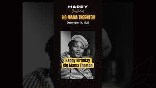 Happy Bday Big Mama Thornton shorts bigmamathornton hounddog elvispresley blues bluesmusic [upl. by Aroc]