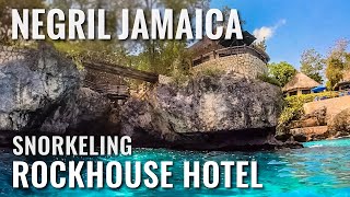 Snorkeling NEGRIL JAMAICA Rockhouse Hotel 4K [upl. by Eltotsira]