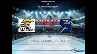 St Mary Springs vs Waupun Hockey [upl. by Ahsilahk742]