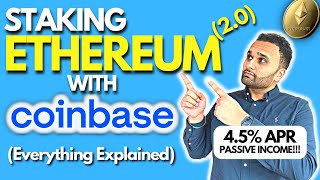 Easily Earn a 45 APR by STAKING your ETHEREUM on COINBASE Full Tutorial amp Everything Explained [upl. by Ire]