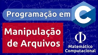 Programação em C Manipulação de Arquivos [upl. by Boswell910]