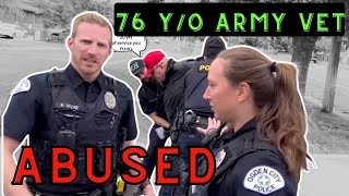 OGDEN GANG UNIT SNATCHES 76 yo 20 yr Army Vet for hurt feelings [upl. by Yblok]