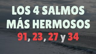 Los 4 SALMOS MÁS HERMOSOS de La Biblia 91 23 27 y 34 [upl. by Gabrielson]