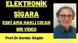 Elektronik sigara faydası ve zararları ProfDrSerdar akgün [upl. by Htir]