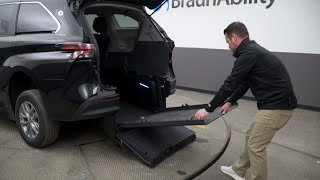 Toyota Sienna Hybrid Commercial Wheelchair Van Operation [upl. by Magen]