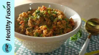 Masala Oats Recipe By Healthy Food Fusion [upl. by Patty]