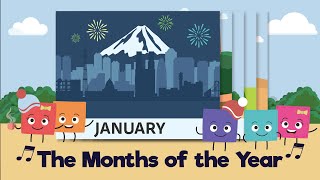 Months of the Year Song  Song for Kids  The Singing Walrus [upl. by Anahsed]