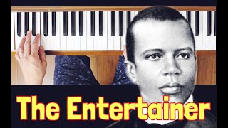 The Entertainer Piano Tutorial Easy [upl. by Akimihs]