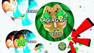 Agario Dumbest Pop Split Pro Dominating Agario Mobile Gameplay [upl. by Ynneg]