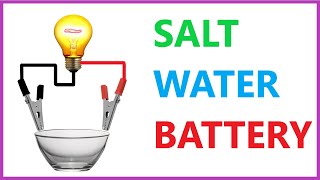 Make Salt Water Battery at your Home [upl. by Erual]