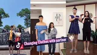 Clothes swap between a boy and a girl Challenge in Tik Tok Asia [upl. by Calan]