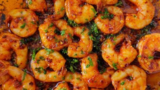 Spicy Garlic Butter Shrimp Recipe [upl. by Nnyltiac970]