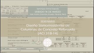 Diseño Sismorresistente de Columnas de Concreto Reforzado según el ACI 31814 [upl. by Elgar]