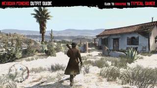 Red Dead Redemption  How to get Mexican Poncho Outfit [upl. by Narual359]