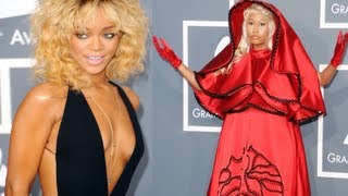 GRAMMYS REVIEW Taylor Swift Rihanna Nicki Minaj Adele Lady Gaga amp More [upl. by Aihtniroc]