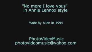 Annie Lennox No more I love yous karaoke [upl. by Nalek682]