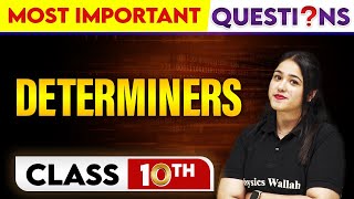 DETERMINERS  Most Important Questions  Class10th [upl. by Alidia]