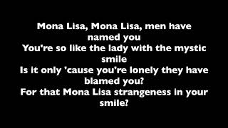 Mona Lisa – Nat King Cole – Professional Backing Track with Lyrics [upl. by Gilly]