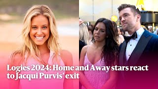 Logies 2024 Home and Away stars react to Jacqui Purvis’ upsetting exit  Yahoo Australia [upl. by Geiger]