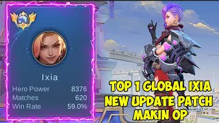 Sanggup Solo Rank Sampe Top 1 Global IXIA skill yg bisa kalian tiru auto jago Ixia mobile legend [upl. by Oiruam]