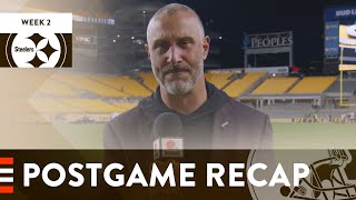 Browns vs Steelers Week 2  Postgame Recap [upl. by Nawud]