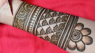 Simple Bridal Mehndi Design Latest 2021  Try this Wedding special mehandi [upl. by Carilyn]