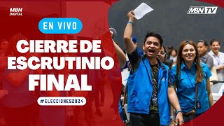 EnVivo Cierre de Escrutinio Final para Diputados de la Asamblea  Elecciones 2024  PARTE 2 [upl. by Abra]