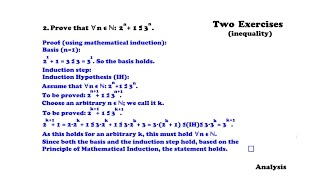 Mathematical Induction  incl StepByStep Guide Examples and Details   Analysis [upl. by Ardnuahs75]