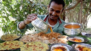 😋 Parotta Eating Challenge Egg Omelette and Egg Half Boil Food Eating Challenge [upl. by Stubbs]