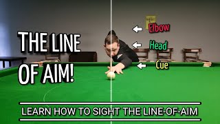 Snooker LINE OF AIM is VERY Important [upl. by Dowzall]