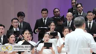 IMMORTAL BACH Knut Nystedt  BATAVIA MADRIGAL SINGERS [upl. by Harima]