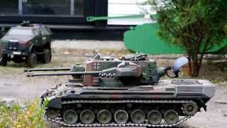 FlakPanzer Gepard  Modell Maßstab 18  Eigenbau  Stahl auf der Heide  Panzermuseum Munster HD [upl. by Angi]