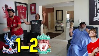 CRYSTAL PALACE vs LIVERPOOL 12 LIVE FAN REACTION  ALISSON AND ELLIOTT ARE LIVERPOOLS HEROES [upl. by Eelynnhoj]