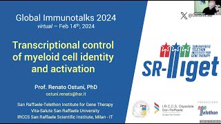 quotTranscriptional control of myeloid cell identity and activationquot by Dr Renato Ostuni [upl. by Panthea]