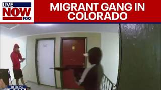 Heavilyarmed migrant gang takes over apartment building in Colorado [upl. by Elok]