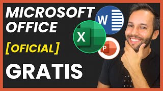 CÓMO DESCARGAR MICROSOFT OFFICE GRATIS OFICIAL 2024 [upl. by Hakilam]