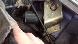 How to Remove and Replace Front Wiper Motor on a Fiat Panda [upl. by Eetnod]