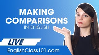 How to Make Basic Comparisons Adjectives and Nouns in English [upl. by Alfeus]