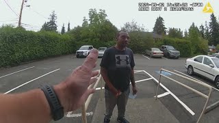 Video shows I5 mass shooting suspect seeking help from police officers in the hours prior [upl. by Eniluqcaj]