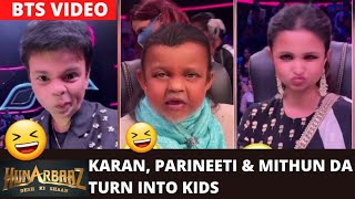 Hunarbaaz BTS Bharti Singh makes FUNNY videos of Karan Johar Parineeti Chopra amp Mithun Chakraborty [upl. by Sidonius]