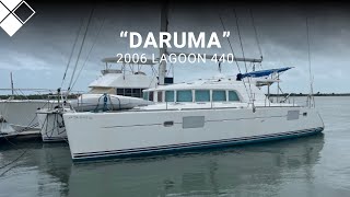 2006 Lagoon 440 quotDarumaquot For Sale with The Yacht Sales Co incorp MHS [upl. by Ayhay]