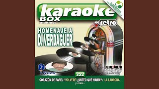 Volveré Karaoke Version [upl. by Akema]