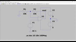 LTSPICE Tutorial  Simulating with the Universal Opamp Model [upl. by Seek16]