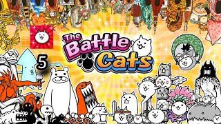 The Battle Cats  Gameplay Walktrough Part 5 [upl. by Ahsienroc]